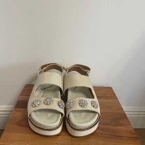 Gianni | Juta Sandal in Egret | 36